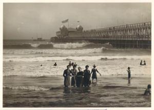 Long beach postcard 1910
