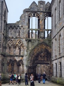 Another image of the entrance to the Abbey, this one from farther back
