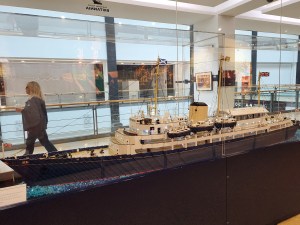 A scale model of the Britannia