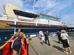 Side view of the Britannia