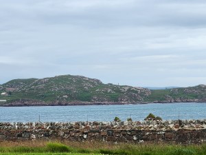 View of the Sound of Mull looking at Mull from Iona